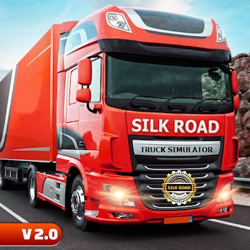 Cover Image of Silk Road Truck Simulator v2.3.9 MOD APK + OBB (Unlimited Money)