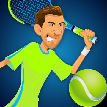 Cover Image of Stick Tennis v2.9.5 MOD APK (Unlocked All Racket)